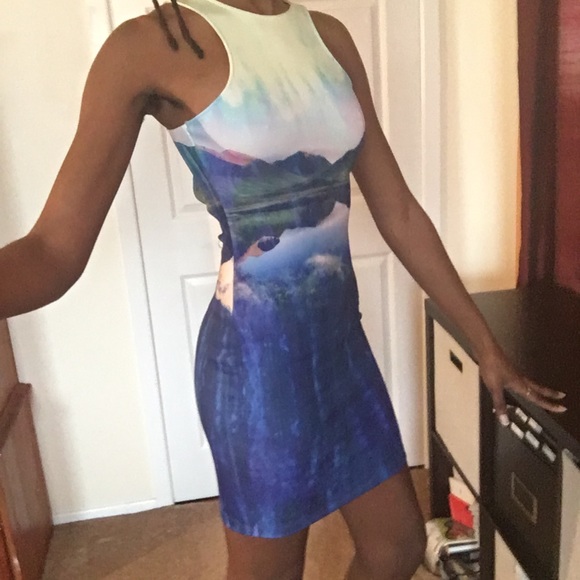Stretch H&M Nature dress! - Picture 1 of 4
