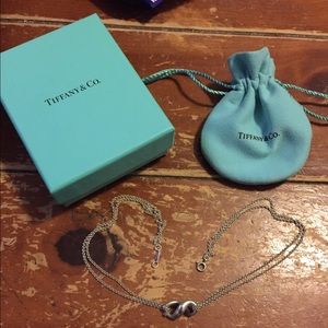 Tiffany & Co double chain infinity necklace