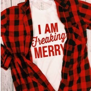 I am freaking merry tee