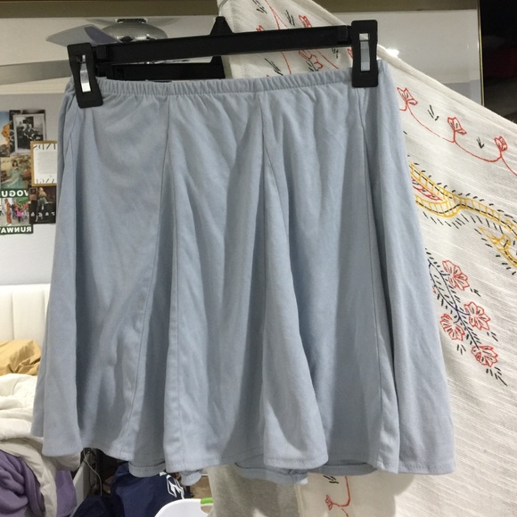 Brandy Baby blue skirt