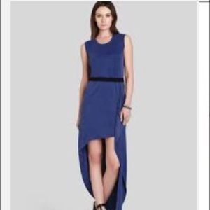BCBG Evelyn Sleeveless Side Ruffle Dress