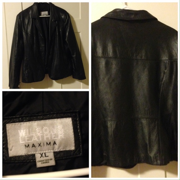 *Traded* button-down Wilson's Leather Jacket
