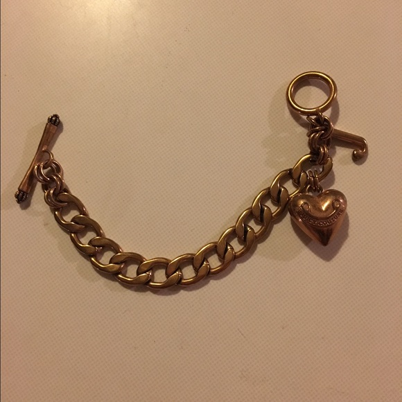 Juicy Couture rose gold link bracelet
