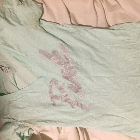 PINK teal tee