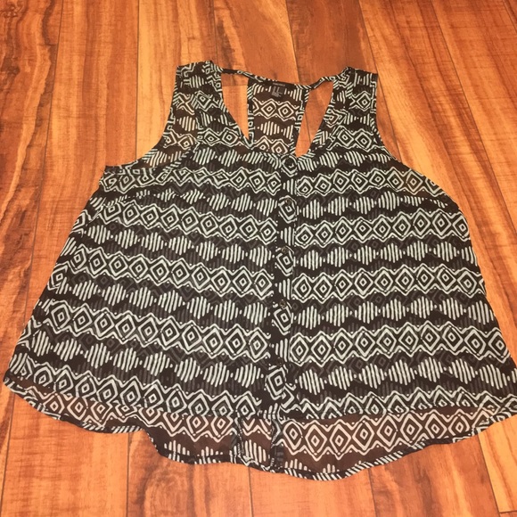 Tribal print tank top
