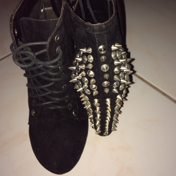 Spiked booties