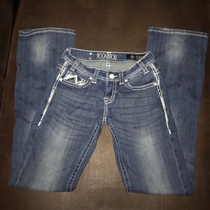 Rock & Roll Cowgirl Riding Jean 26x34