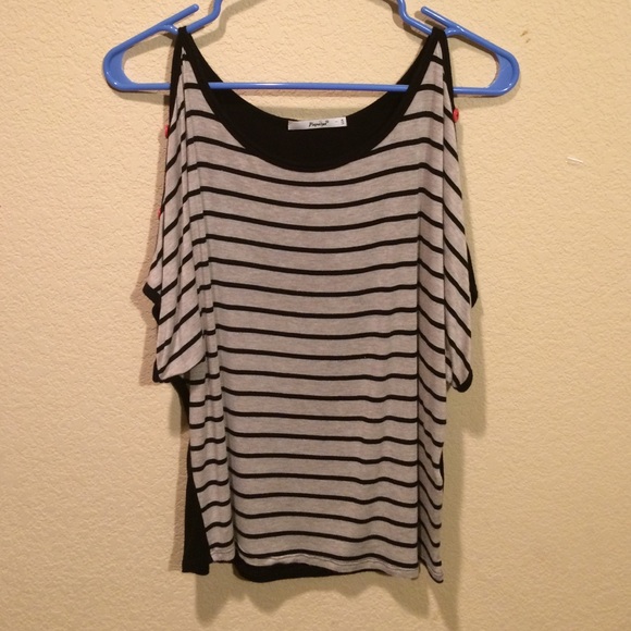 NWOT striped top from papaya
