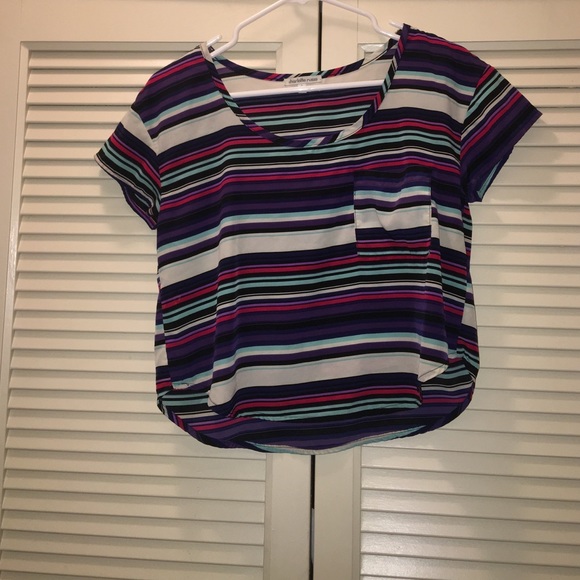 Charlotte Russe Multi Colored croptop!