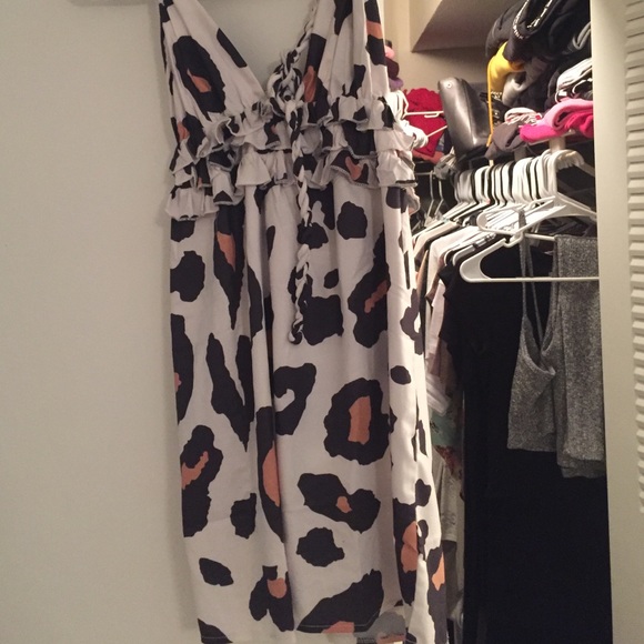 Leopard print Sabo skirt dress