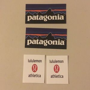 Patagonia and lululemon athletica! (x4)