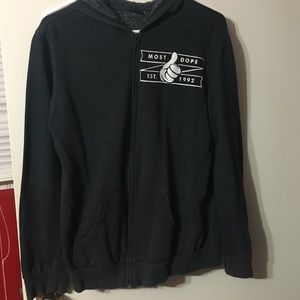 Mac Miller zip up hoodie