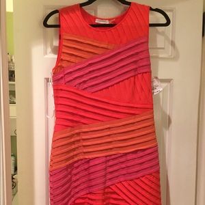 NWT Calvin Klein stretch multicolor dress