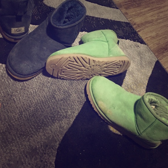 UGG combo💙💚 snow stains-get the spray if you buy