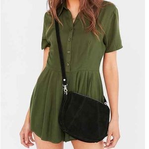 Over the shoulder suede purse.      Sku#38847992