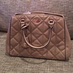 Coach Quilted Leather Margot Carryall Satchel