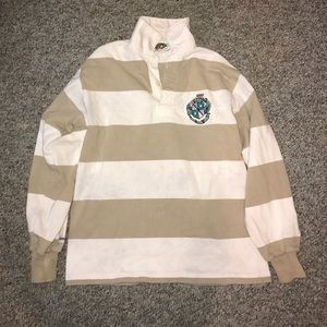 ZTA sorority striped rugby long sleeve shirt