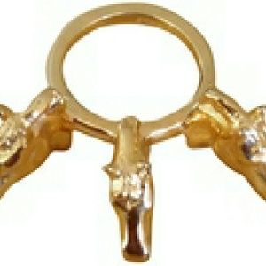 Emma franklin 3 horse pinky ring