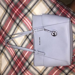 MK sky blue purse