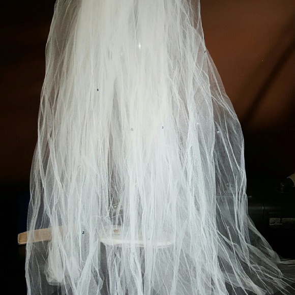 Rhinestone veil