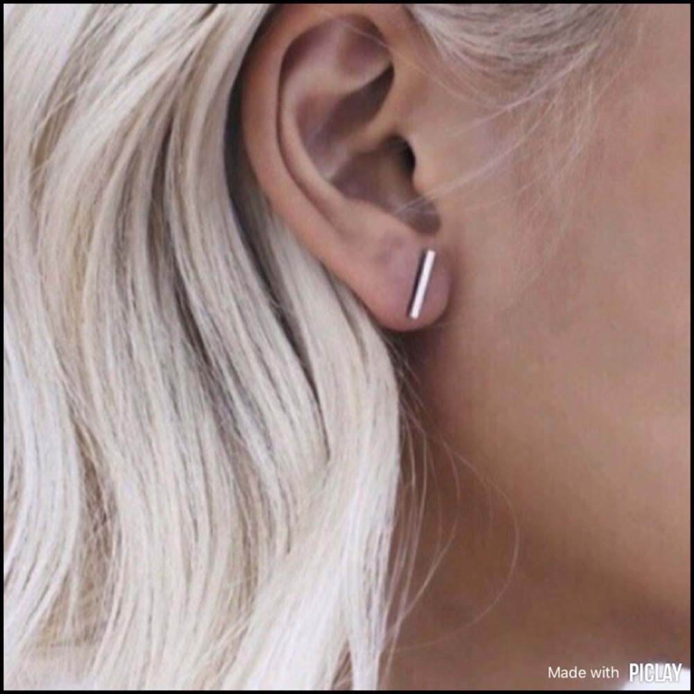 Minimalist Bar Earrings