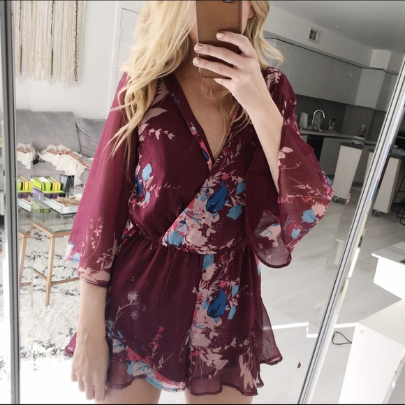 Band of Gypsies Dresses & Skirts - Band of Gypsies Floral Romper