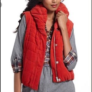Anthropologie puffer vest