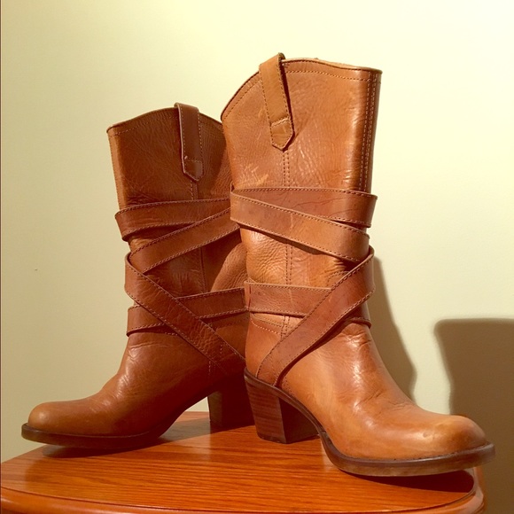 Steve Madden Brown Cowboy Boots