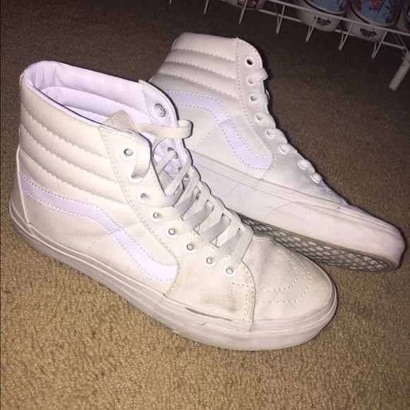 Vans Sk8 Hi's - White