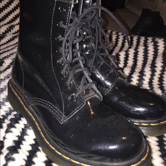 Doc Martens Patent Leather 1460 Boots
