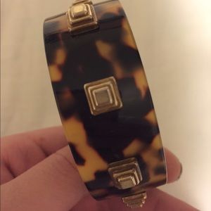 Tory Burch tortoise resin bracelet