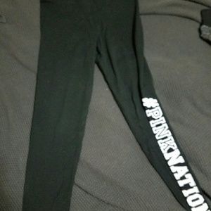 PINK campus yoga leggings