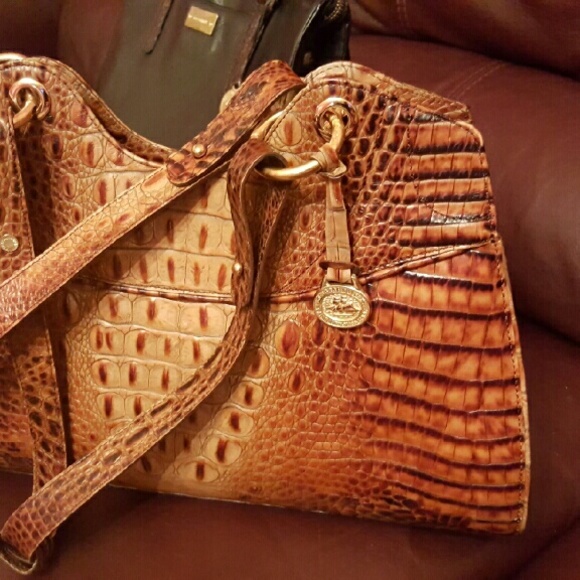 Brahmin croc purse