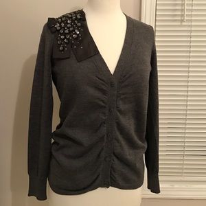 Ann Taylor grey cardigan