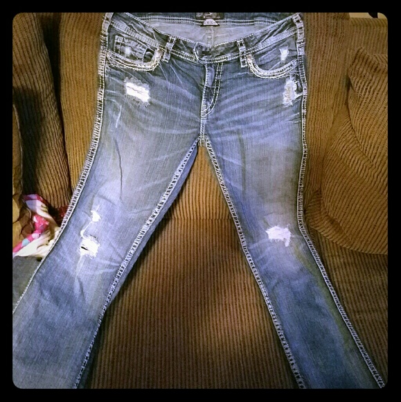Silver jeans