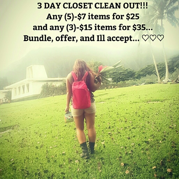 3 DAY CLOSET CLEAN OUT!!!