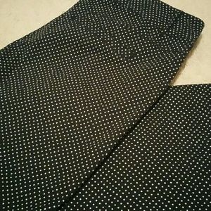 LOFT polka dot crop pants, 8