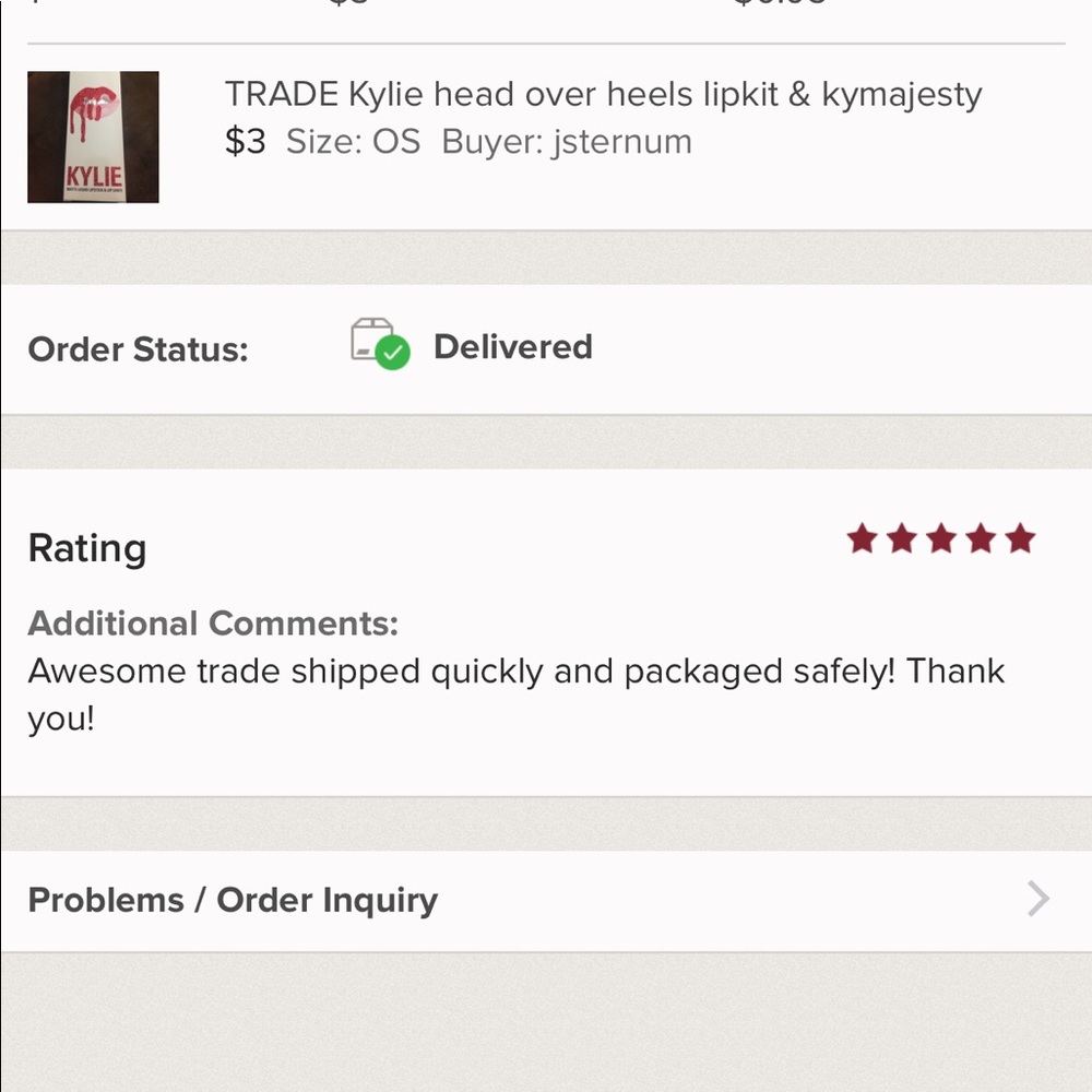 TRADE HISTORY - Picture 5 of 7
