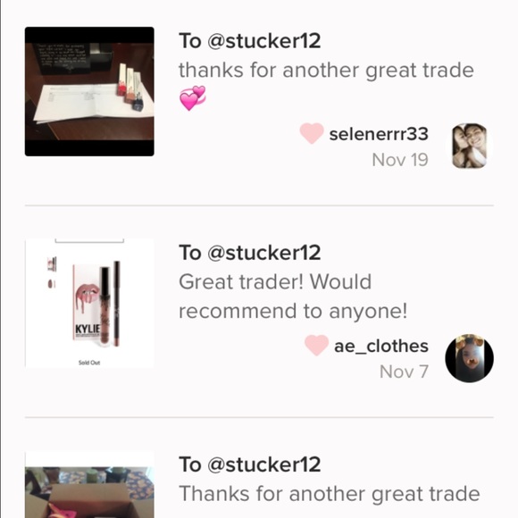 TRADE HISTORY