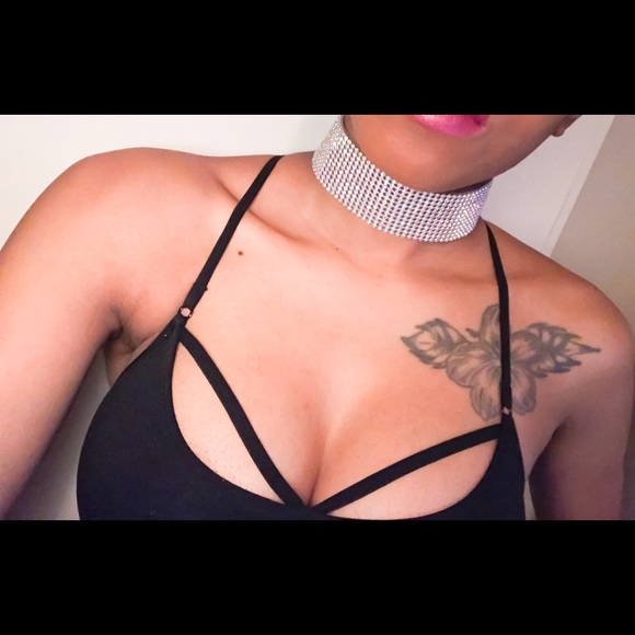 Thick Bling Choker - Color - Picture 2 of 2