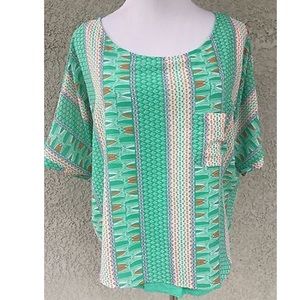 Anthropologie patterned top