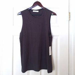 NWT || Daydreamer Muscle Tank in Coal.