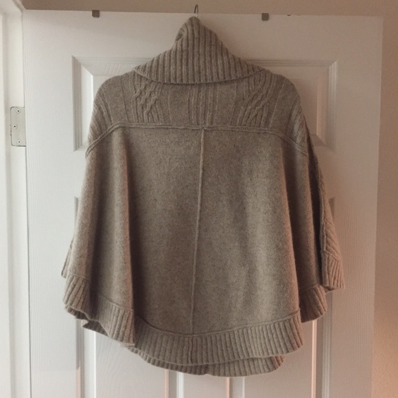 All Saints Wool Poncho - Picture 3 of 4