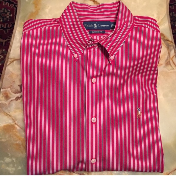 💃Sale💥Ralph Lauren Mens Long Sleeve Dress Shirt