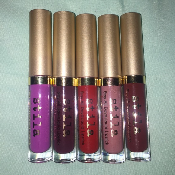 5 mini stila liquid lipsticks