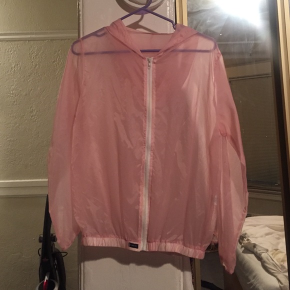 See Through Pink Windbreaker