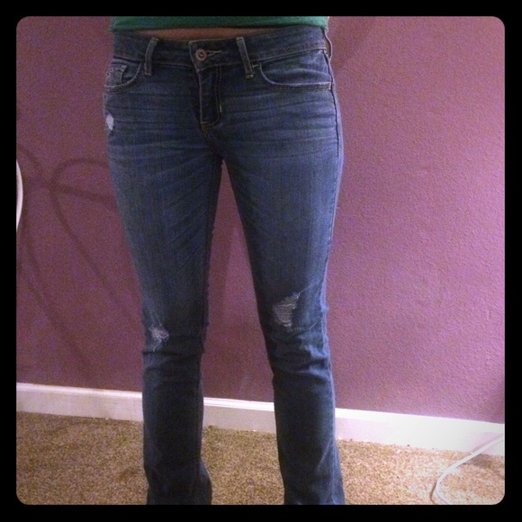 Hollister lightly ripped jeans