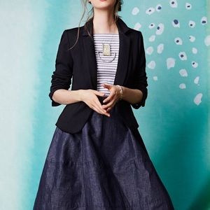 Anthropologie Tessa Ponte Blazer