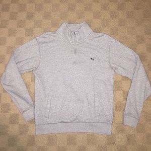 Grey Quarter Zip
