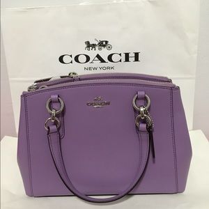 NWT COACH Crossgrain Mini Christie Satchel